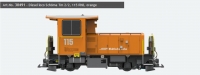 30491 Pullman IIm, RhB Diesellok Schma Tm 2/2 lang, 115 RhB, orange, Ep VI