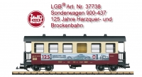 LGB Art Nr. 37738 - HSB Personenwagen - Jubilumswagen
